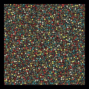 Ofset Quad üretken sanat arkaplan çizimi