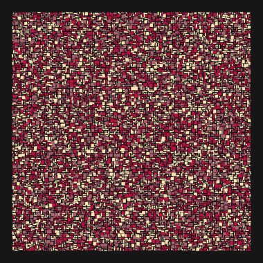 Soyut renk geometrik şekiller deseni, üretken hesaplama sanatı çizimi, renk kareleri ve dikdörtgenler 