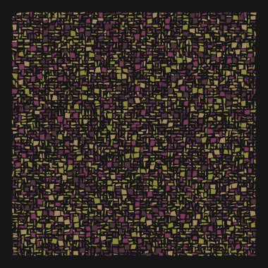 Soyut renk geometrik şekiller deseni, üretken hesaplama sanatı çizimi, renk kareleri ve dikdörtgenler 