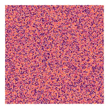 Ofset Quad üretken sanat arkaplan çizimi