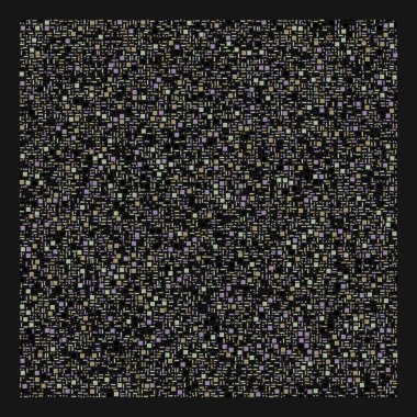 Soyut renk geometrik şekiller deseni, üretken hesaplama sanatı çizimi, renk kareleri ve dikdörtgenler 