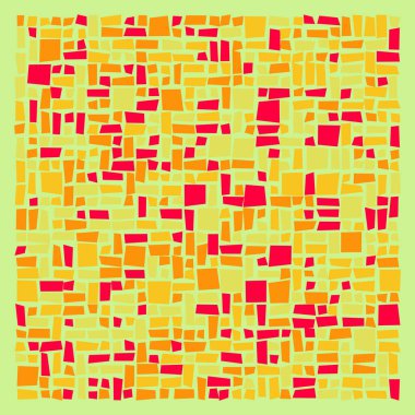 Ofset Quad üretken sanat arkaplan çizimi