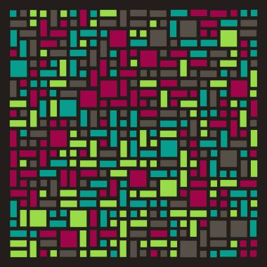 Ofset Quad üretken sanat arkaplan çizimi