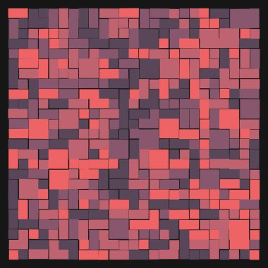 Ofset Quad üretken sanat arkaplan çizimi