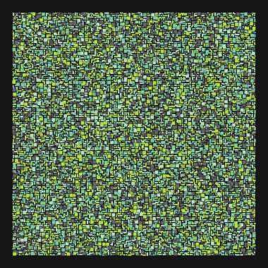 Soyut renk geometrik şekiller deseni, üretken hesaplama sanatı çizimi, renk kareleri ve dikdörtgenler 