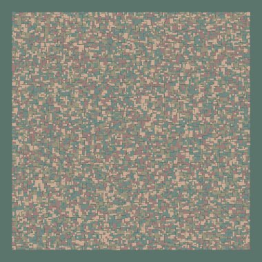 Soyut renk geometrik şekiller deseni, üretken hesaplama sanatı çizimi, renk kareleri ve dikdörtgenler 