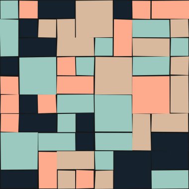 Dörtgen arkaplan vektör sanat çizimi