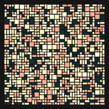 Ofset Quad üretken sanat arkaplan çizimi