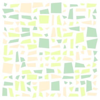 Soyut renk geometrik şekiller deseni, üretken hesaplama sanatı çizimi, renk kareleri ve dikdörtgenler 