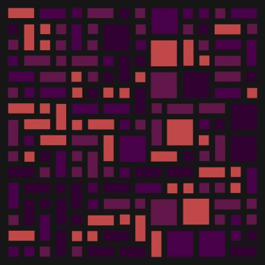 Ofset Quad üretken sanat arkaplan çizimi