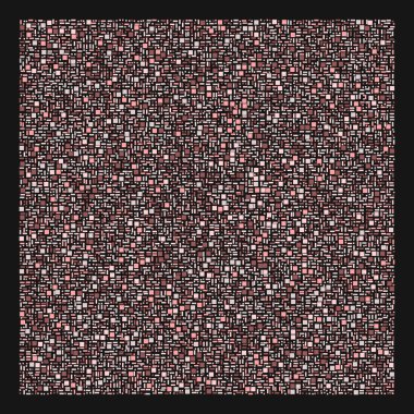 Soyut renk geometrik şekiller deseni, üretken hesaplama sanatı çizimi, renk kareleri ve dikdörtgenler 