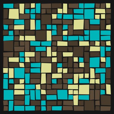 Ofset Quad üretken sanat arkaplan çizimi