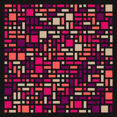 Ofset Quad üretken sanat arkaplan çizimi