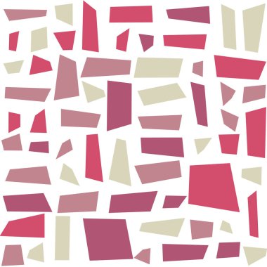 Soyut renk geometrik şekiller deseni, üretken hesaplama sanatı çizimi, renk kareleri ve dikdörtgenler 