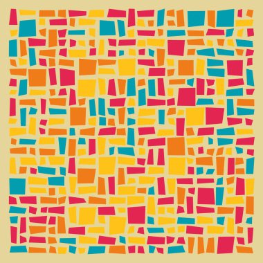 Ofset Quad üretken sanat arkaplan çizimi