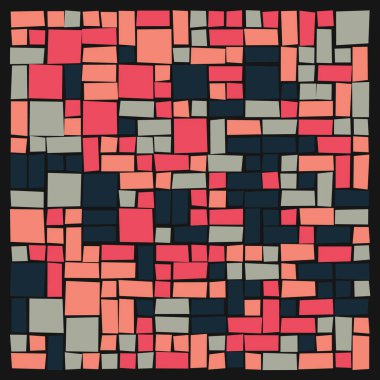 Ofset Quad üretken sanat arkaplan çizimi