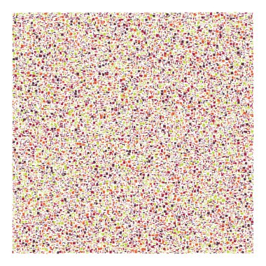 Ofset Quad üretken sanat arkaplan çizimi