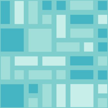 Soyut renk geometrik şekiller deseni, üretken hesaplama sanatı çizimi, renk kareleri ve dikdörtgenler 