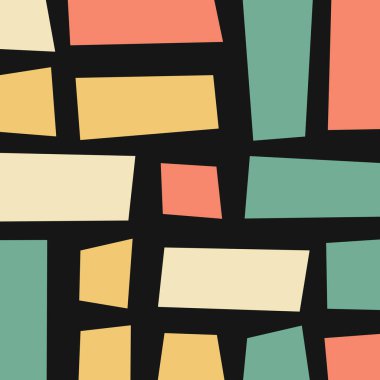 Ofset Quad üretken sanat arkaplan çizimi