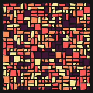 Ofset Quad üretken sanat arkaplan çizimi