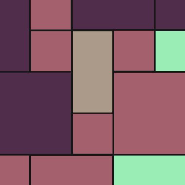 Ofset Quad üretken sanat arkaplan çizimi