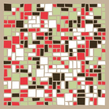 Ofset Quad üretken sanat arkaplan çizimi