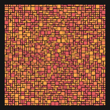 Ofset Quad üretken sanat arkaplan çizimi