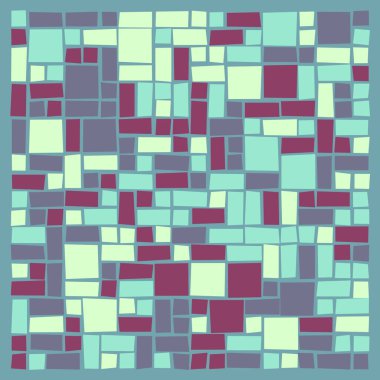 Ofset Quad üretken sanat arkaplan çizimi