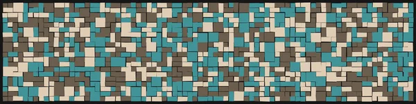 Abstrakcyjny Wzór Geometryczny Koloru Ilustracja Wektora Kwadraty Prostokąty — Wektor stockowy