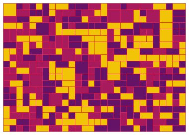 Soyut renk geometrik şekiller örüntüsü, üretici hesaplama sanatsal vektör çizimi, renk kareleri ve dikdörtgenler