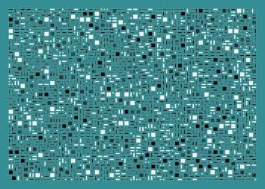 Soyut renk geometrik şekiller örüntüsü, üretici hesaplama sanatsal vektör çizimi, renk kareleri ve dikdörtgenler
