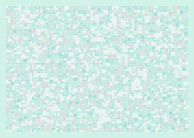 Soyut renk geometrik şekiller örüntüsü, üretici hesaplama sanatsal vektör çizimi, renk kareleri ve dikdörtgenler