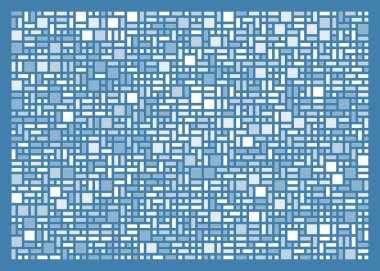 Soyut renk geometrik şekiller örüntüsü, üretici hesaplama sanatsal vektör çizimi, renk kareleri ve dikdörtgenler