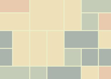 Soyut renk geometrik şekiller deseni, üretken hesaplama sanatı çizimi, renk kareleri ve dikdörtgenler 