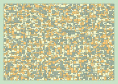 Soyut renk geometrik şekiller örüntüsü, üretici hesaplama sanatsal vektör çizimi, renk kareleri ve dikdörtgenler