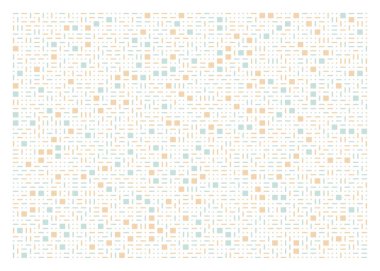 Soyut renk geometrik şekiller örüntüsü, üretici hesaplama sanatsal vektör çizimi, renk kareleri ve dikdörtgenler