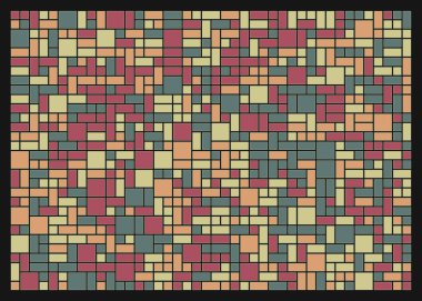 Dengeli dörtlü, üretken sanat çizimi