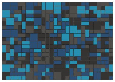Ofset Quad üretken sanat arkaplan çizimi