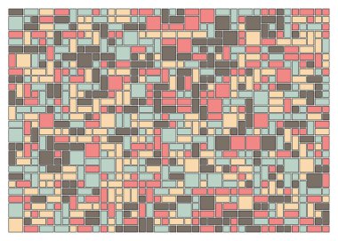 Dengeli dörtlü, üretken sanat çizimi