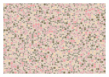 Soyut renk geometrik şekiller örüntüsü, üretici hesaplama sanatsal vektör çizimi, renk kareleri ve dikdörtgenler