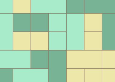 Soyut renk geometrik deseni, vektör illüstrasyonu, kareler ve dikdörtgenler  