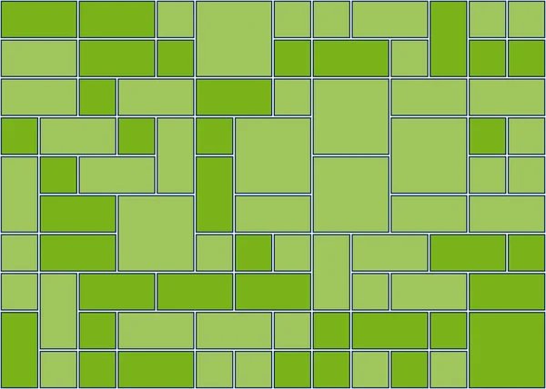 Modello Geometrico Astratto Colore Illustrazione Vettoriale Quadrati Rettangoli — Vettoriale Stock