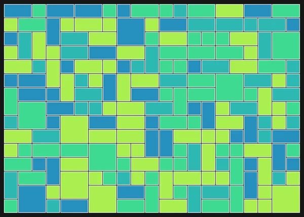 Patrón Figuras Geométricas Color Abstracto Ilustración Generativa Vectores Arte Computacional — Archivo Imágenes Vectoriales