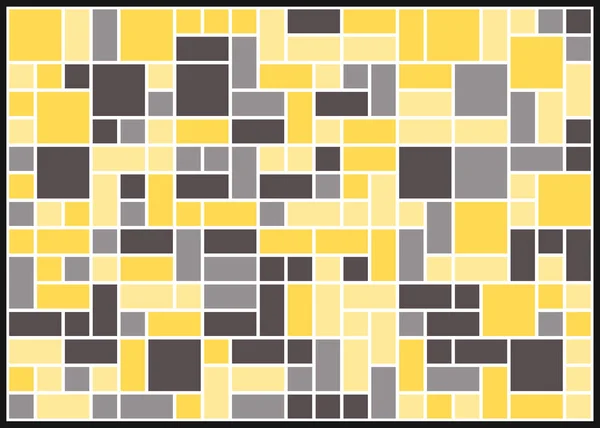 Patrón Figuras Geométricas Color Abstracto Ilustración Generativa Arte Computacional Cuadrados — Vector de stock