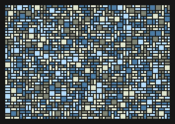 Абстрактний Кольоровий Геометричний Малюнок Фігур Генеративне Обчислювальне Мистецтво Векторні Ілюстрації — стоковий вектор