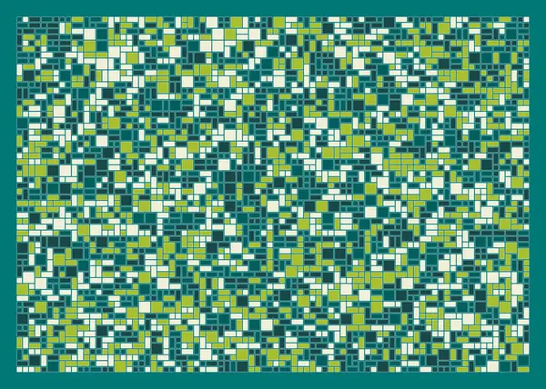Padrão Geométrico Cores Abstratas Ilustração Vetorial Quadrados Retângulos —  Vetores de Stock