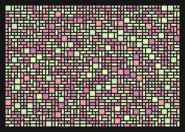 Dengeli dörtlü, üretken sanat çizimi