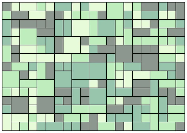 Patrón Geométrico Abstracto Ilustración Vectorial Cuadrados Rectángulos — Archivo Imágenes Vectoriales
