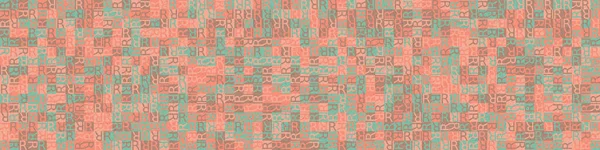 Soyut geometrik desen üretken hesaplama sanatı illüstrasyonu, fayans renk parçalarının taklidi