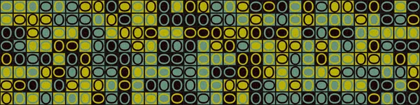 Soyut geometrik desen üretken hesaplama sanatı illüstrasyonu, fayans renk parçalarının taklidi